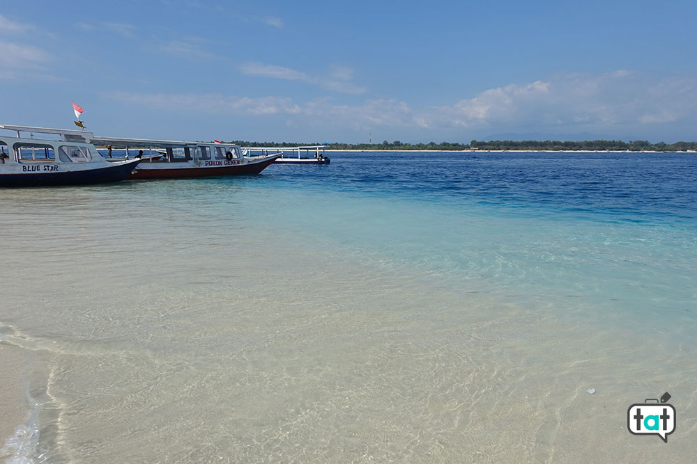 talk about travel gili trawagan spiaggia mare barche