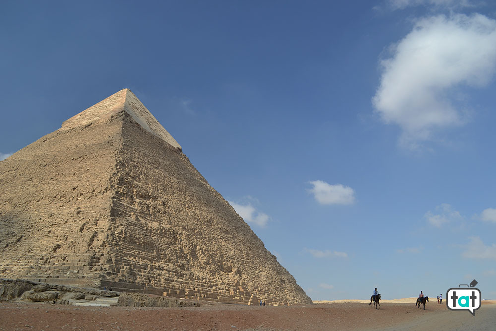 talk about travel egitto piana di giza piramide di chefren