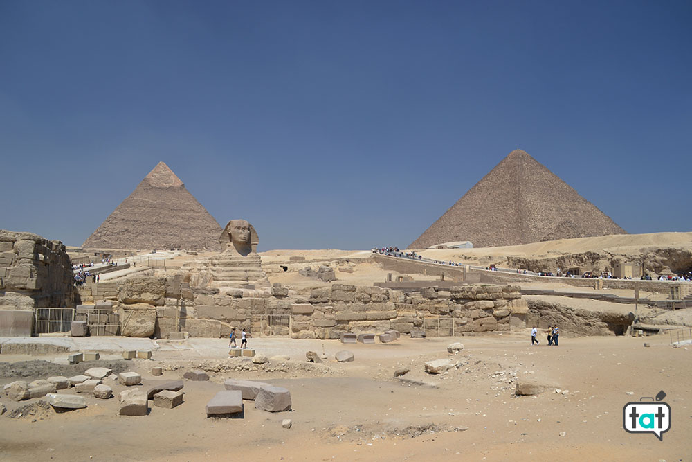 talk about travel egitto piana di giza piramide di chefren cheope sfinge