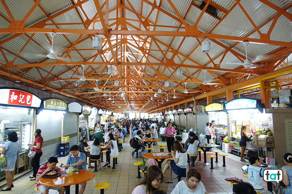 talk about travel singapore china town maxwell road hawker centre