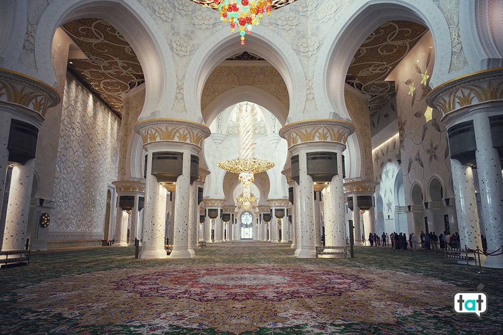 moschea zayed interno