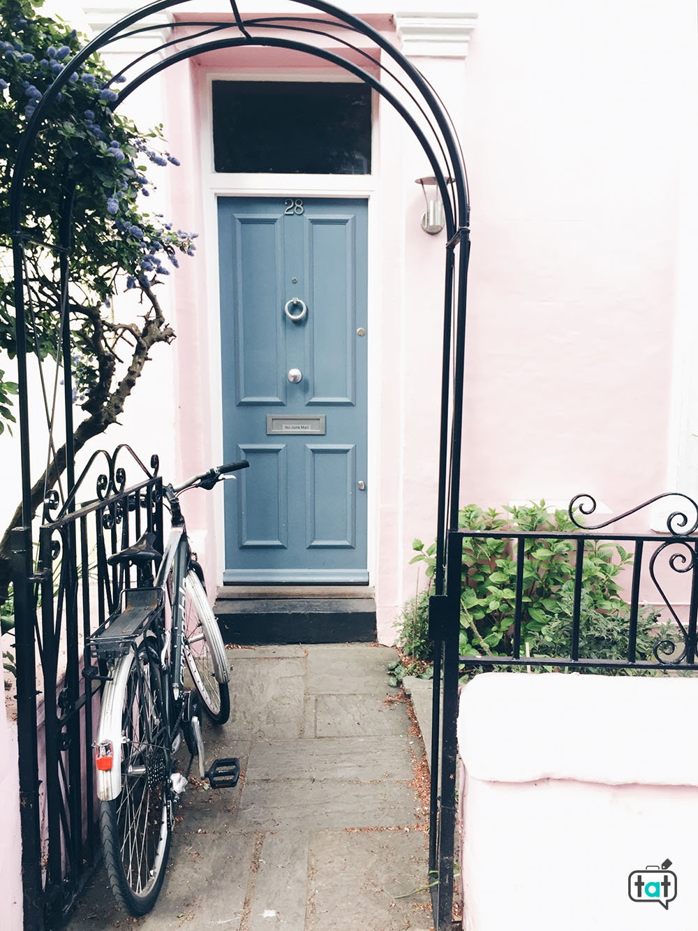 Ingresso di una casa a portobello market