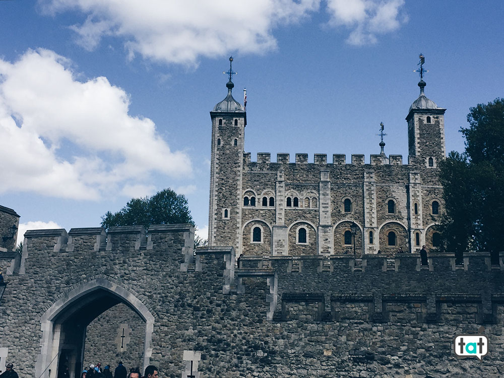 vista della torre di Londra