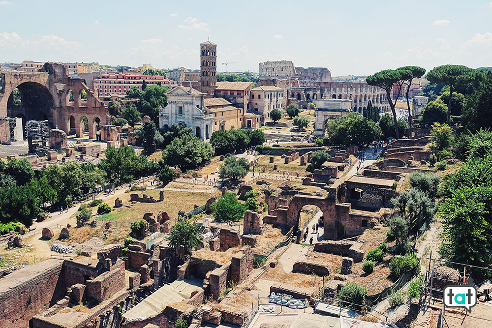 I Fori Romani visti dalgli orti farnesiani