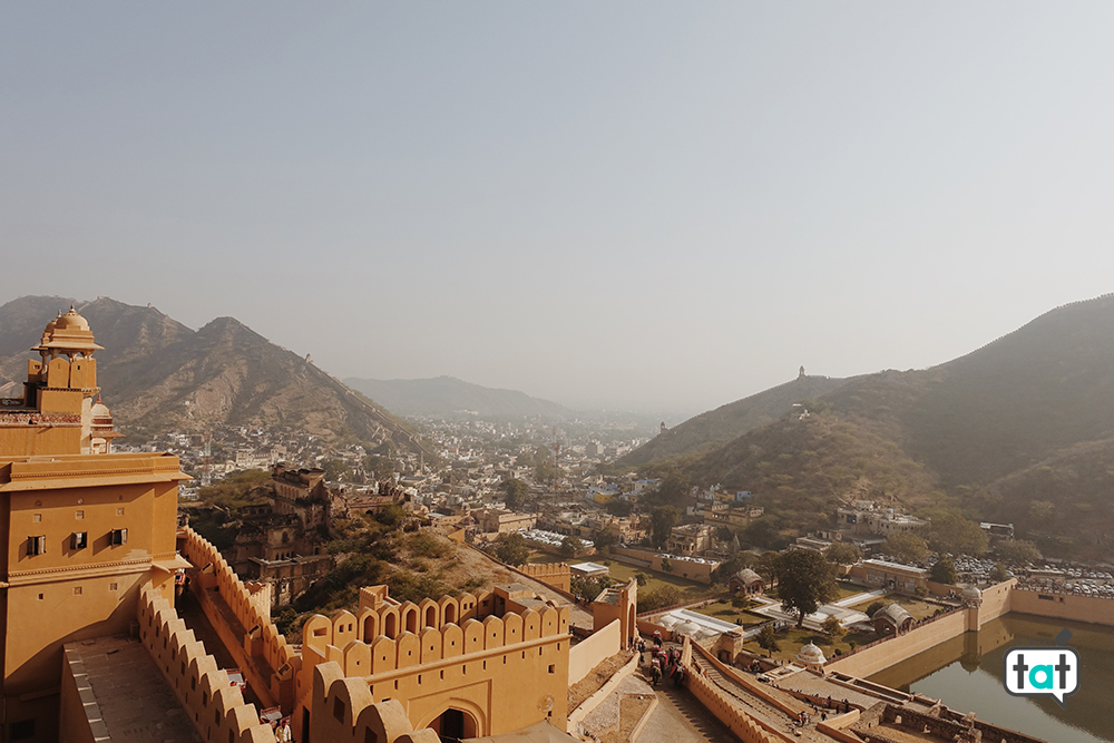 Vista da Amber fort