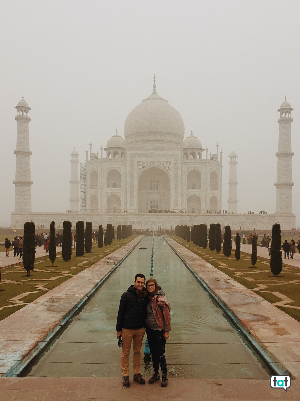 Noi al Taj Mahal