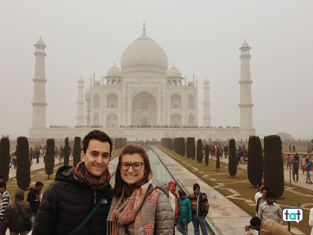 Taj Mahal d'inverno
