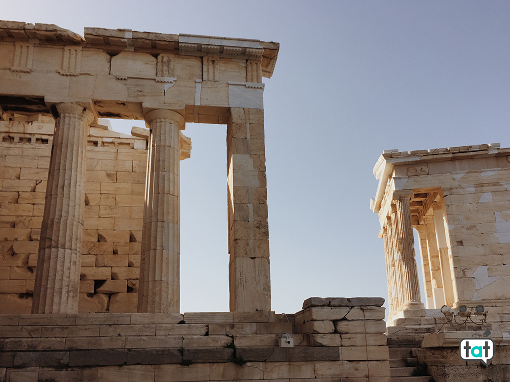 Acropoli al mattino presto