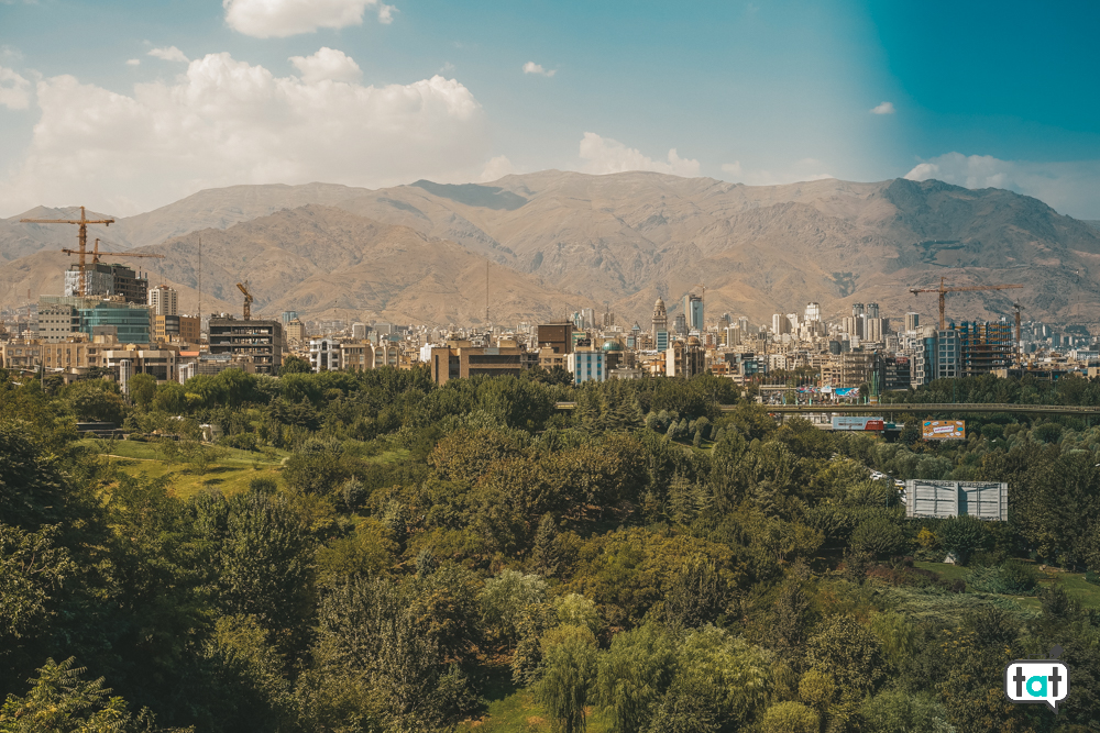 vista ponte Tabiat Teheran