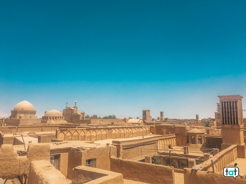 vista dall'alto Yazd